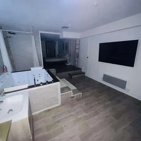 Loft Ravissant 45m2 Jacuzzi Rvb Night 2 Appartement