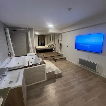 Loft Ravissant 45m2 Jacuzzi Rvb Night 2 Etablissement Ferme Definitivement 公寓 阿棉